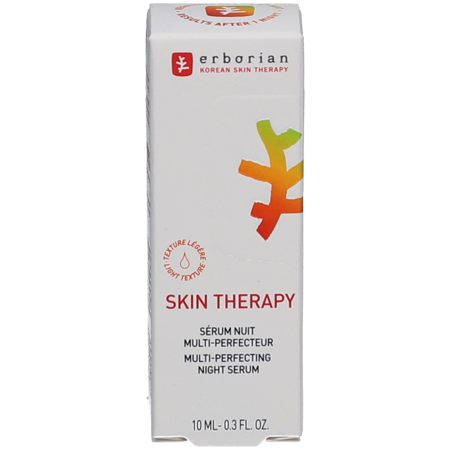 Verpakking van het Erborian Skin Therapy Light serum, 10ml.