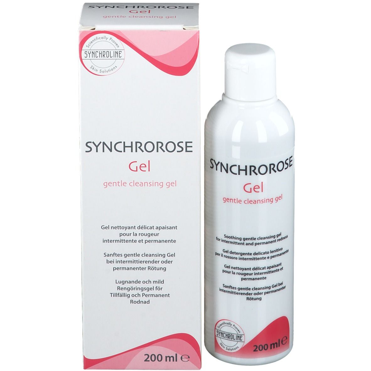 Synchroline Synchrorose Gel Nettoyant Délicat Apaisant