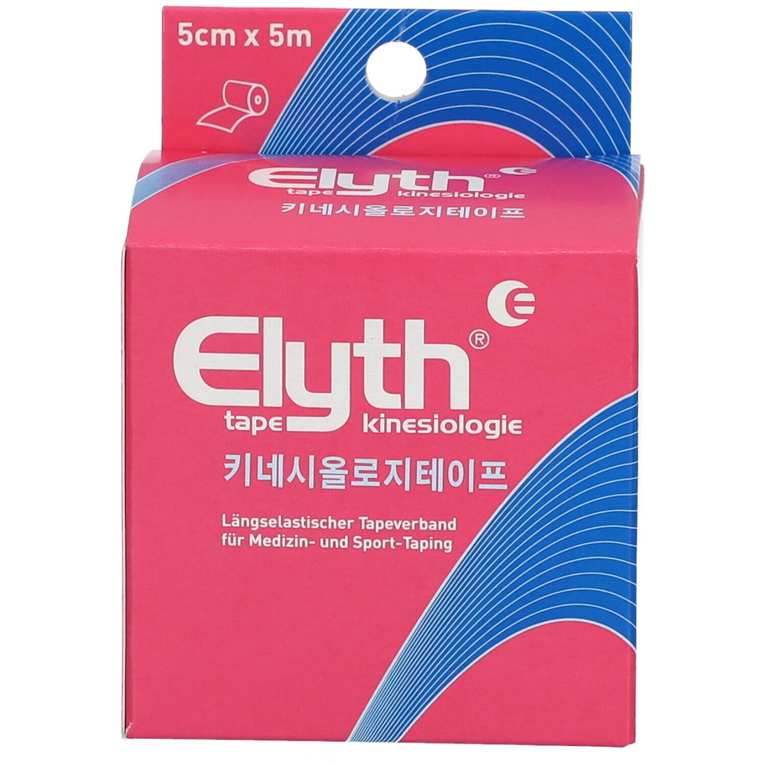Elyth Kinesiologie-tape 5m X 5cm Rot