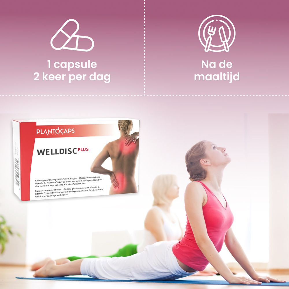 Verpakking van plantoCAPS WELLDISC PLUS, schuin van voren gezien.