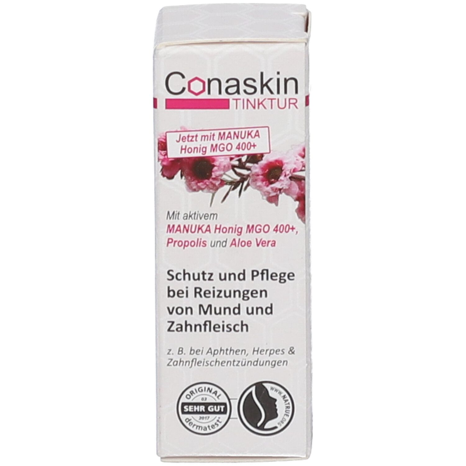 Productverpakking. Verpakking met productnaam en ingrediënten. Certificeringslogo.