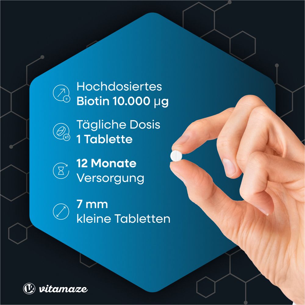 Vitamaze Biotine + Zinc + Sélénium