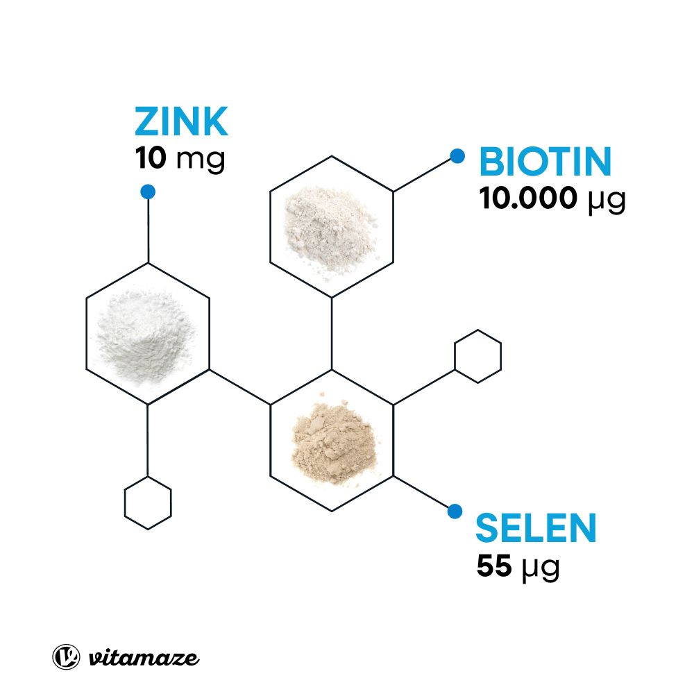 Vitamaze Biotine + Zinc + Sélénium