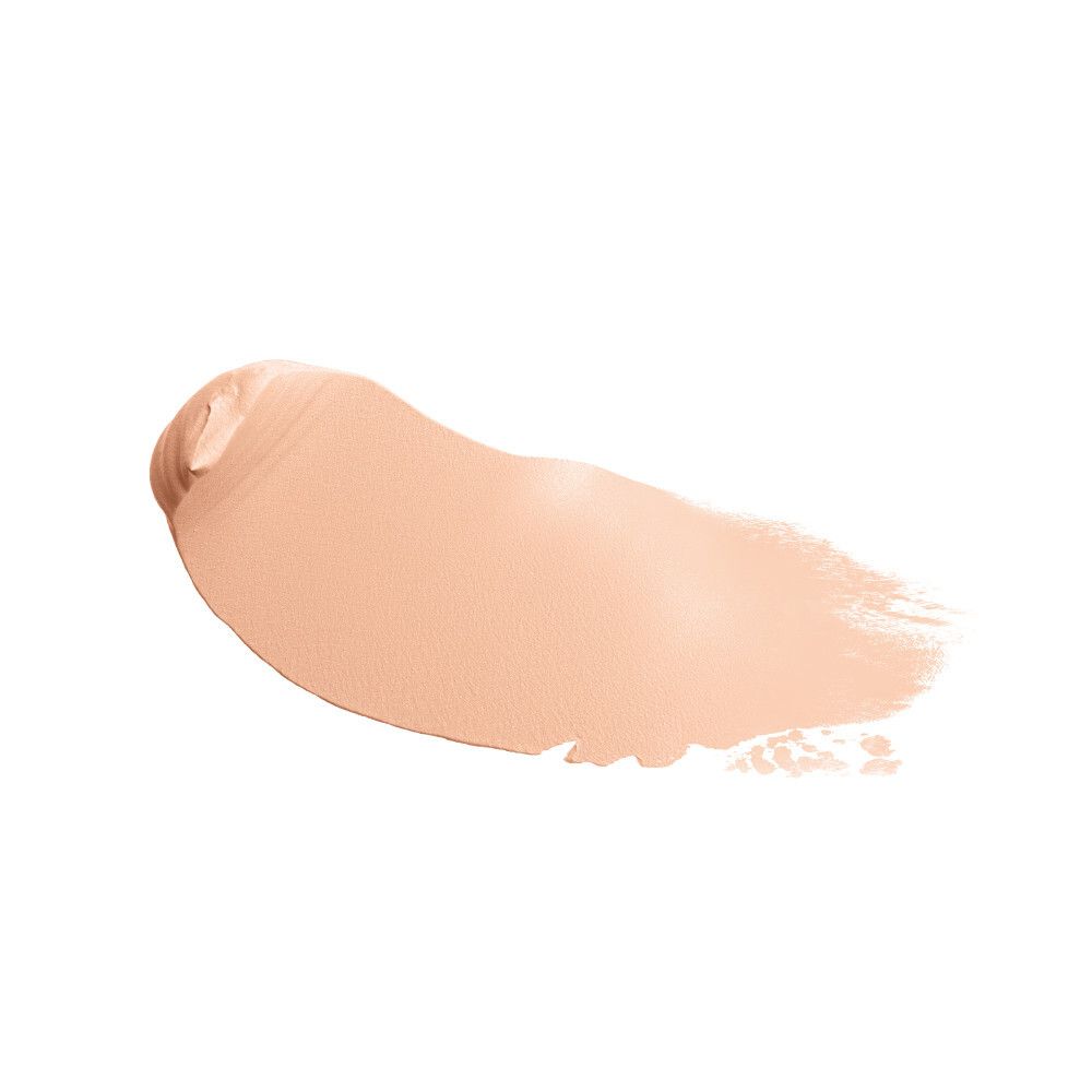 Kleurstaal VICHY Dermablend 3D Correction, tint 20 Vanilla. Lichtbeige kleur.