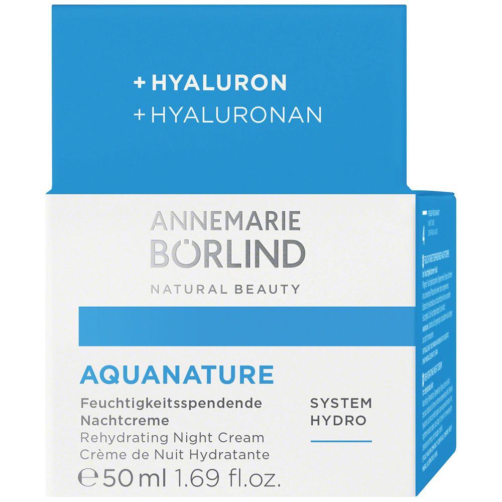 ANNEMARIE BÖRLIND AQUANATURE - SYSTEM HYDRO Hydraterende Nachtcrème