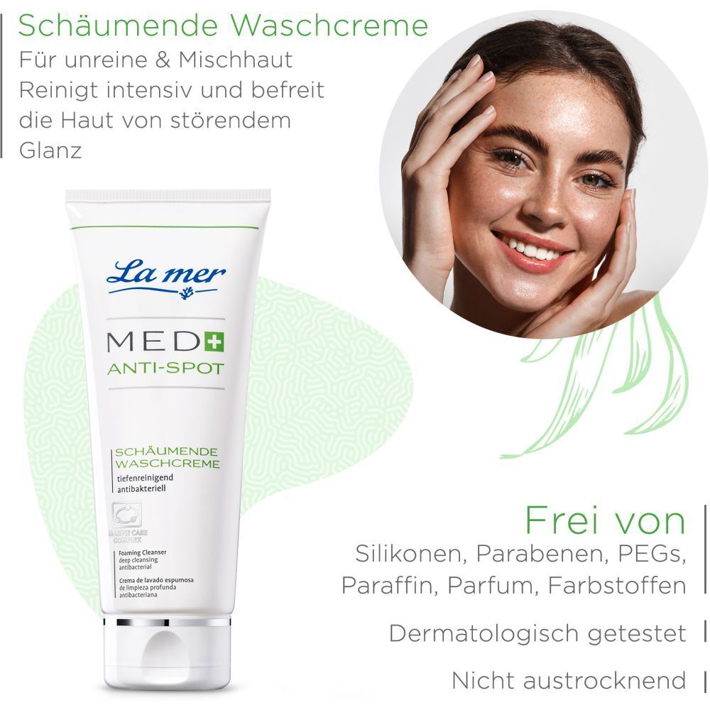 LA MER MED+ Crème lavante moussante anti-spot