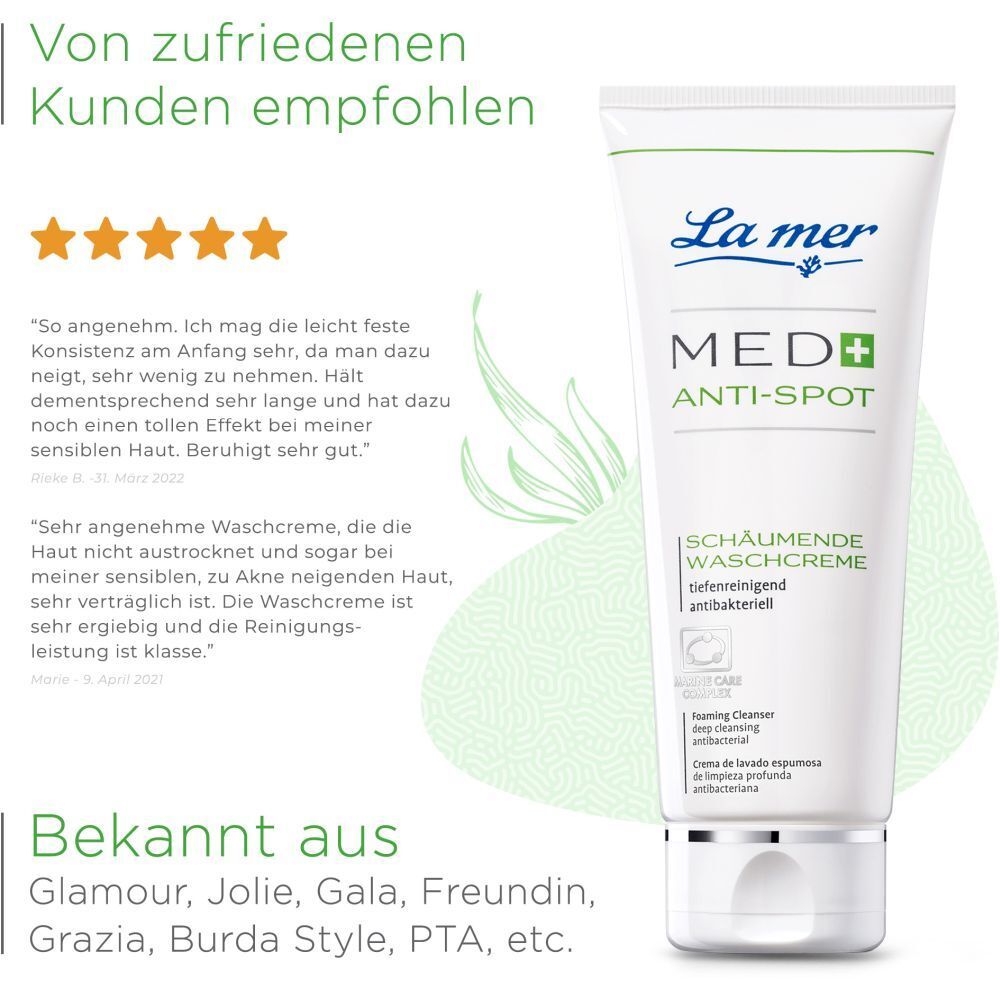 LA MER MED+ Crème lavante moussante anti-spot