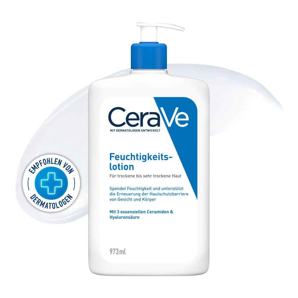 CeraVe Moisturizing Lotion, 1L fles met pomp. Aanbevolen door dermatologen.