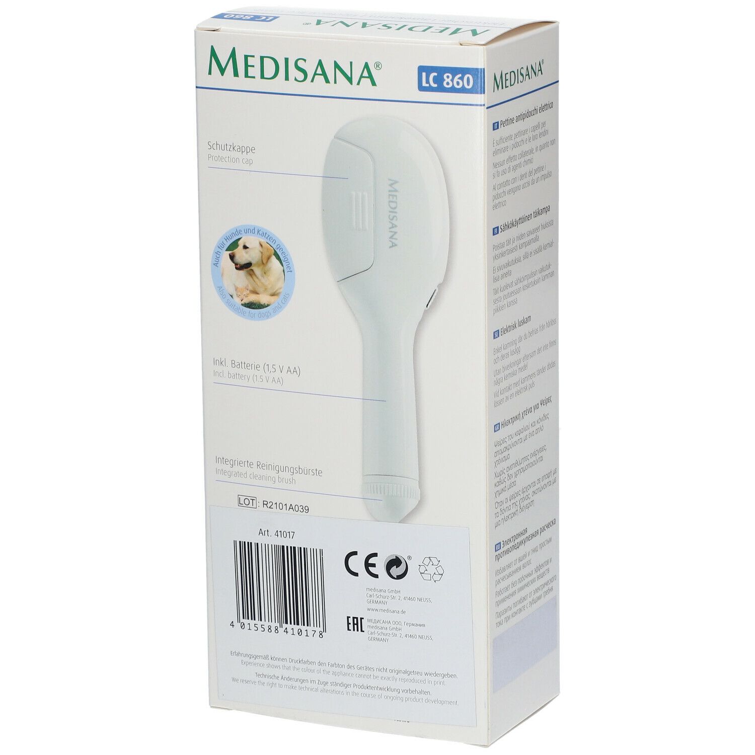medisana LC 860 luizenkam