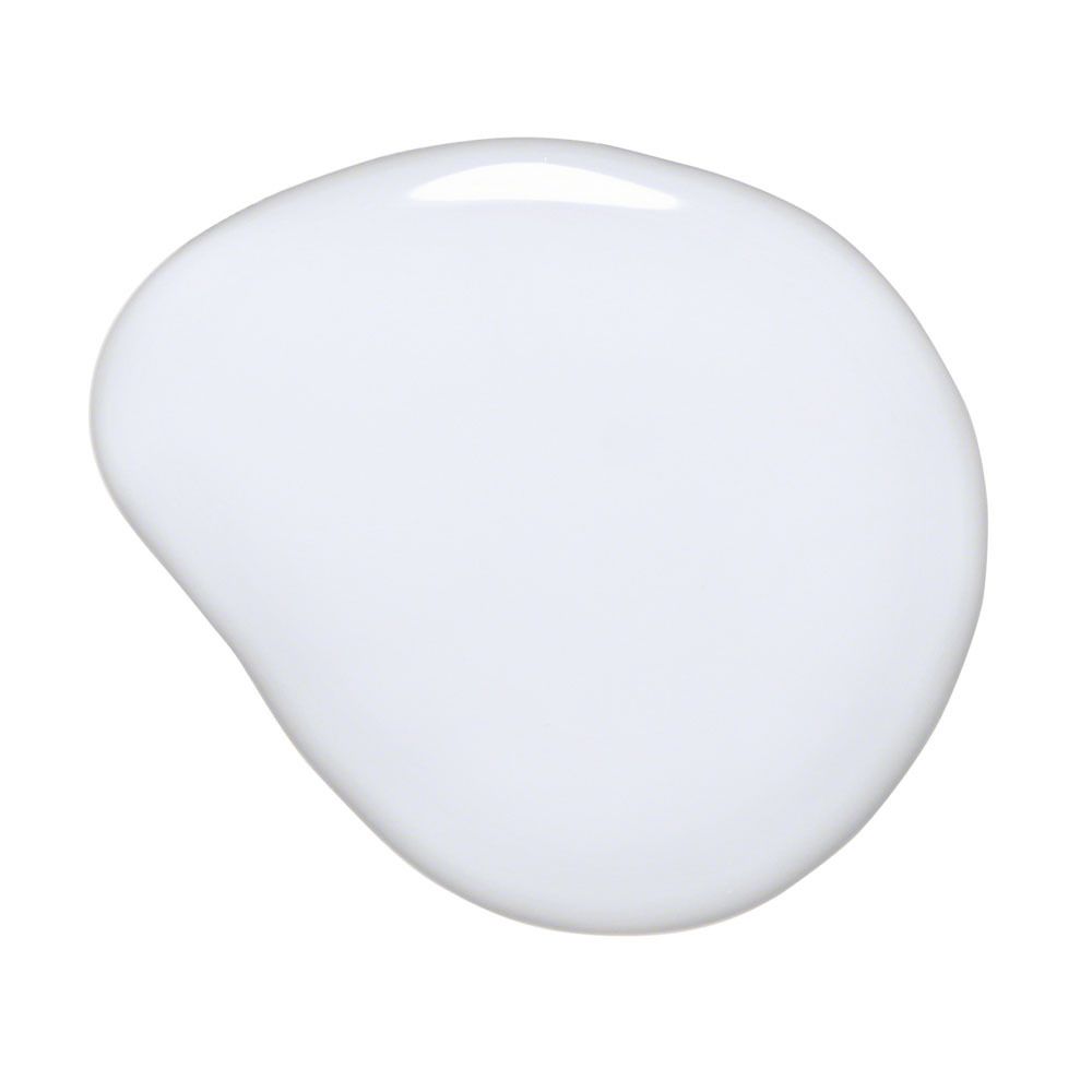 Goutte blanche en forme de goutte. Pas d'étiquette.