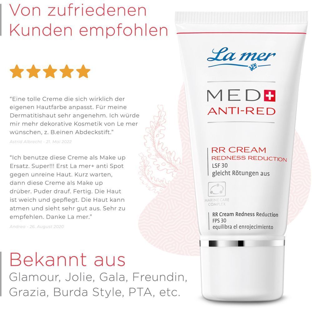 LA MER MED+ Anti-Red Redness Reduction Cream o.P.