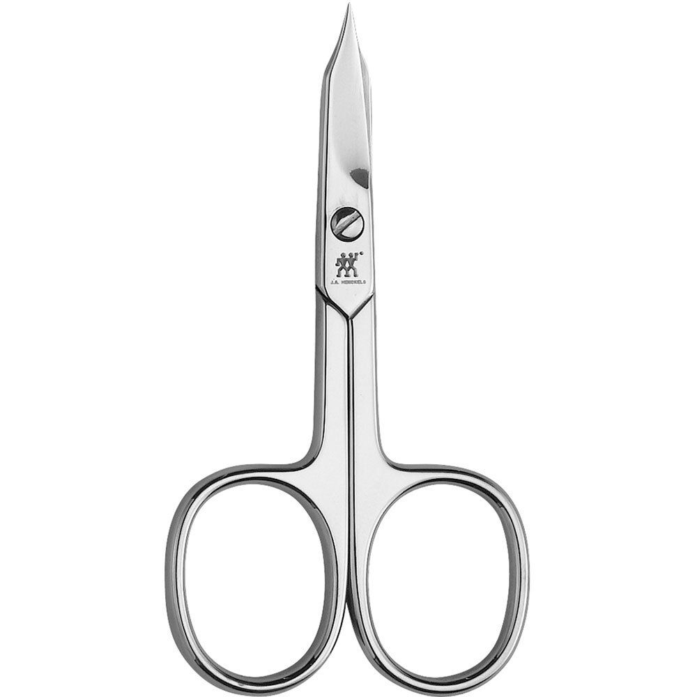 Ciseaux à ongles en acier inoxydable, bouts pointus. Logo ZWILLING.