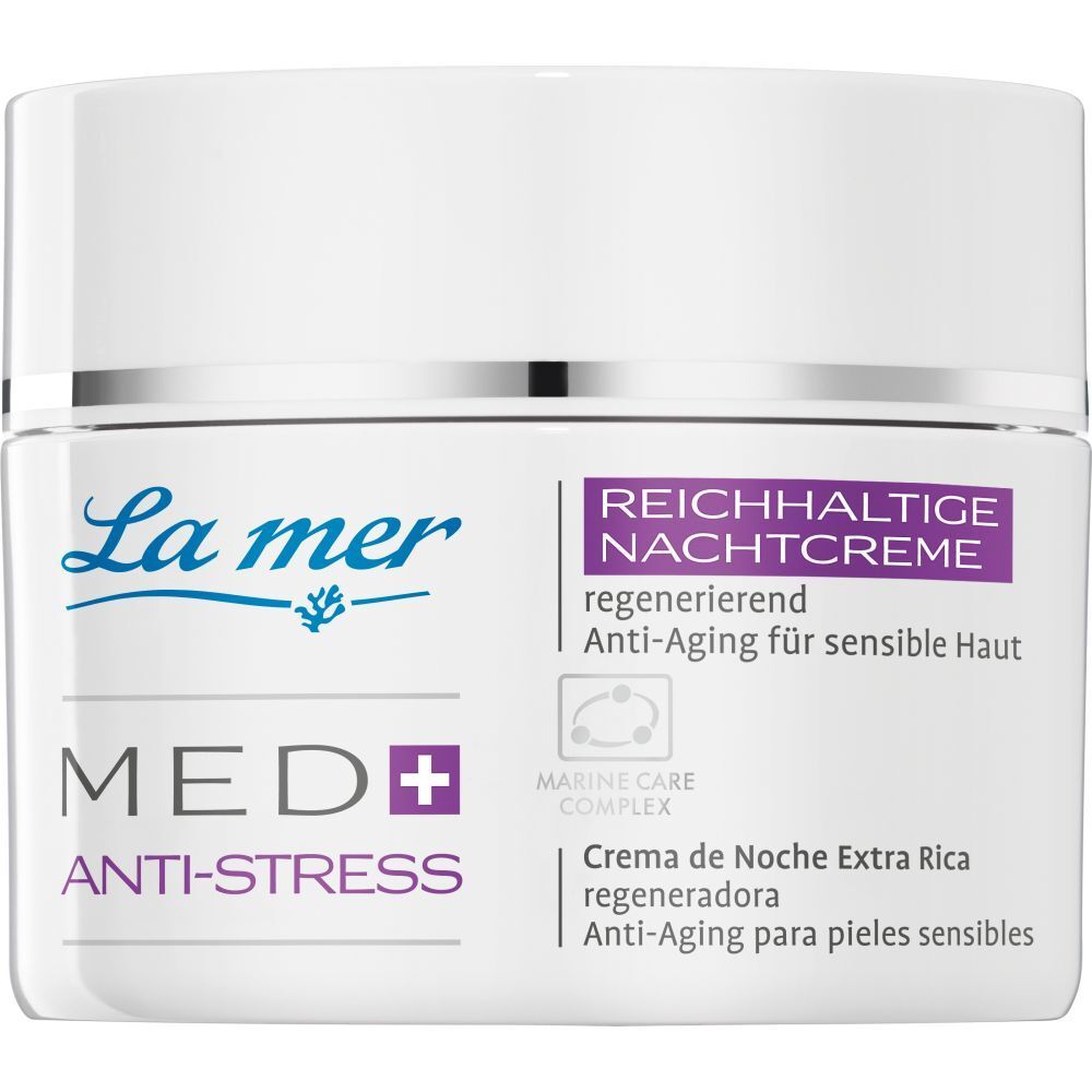 LA MER MED+ Crème de nuit riche anti-stress sans parfum