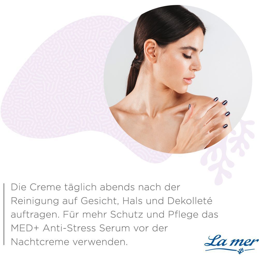 LA MER MED+ Crème de nuit riche anti-stress sans parfum