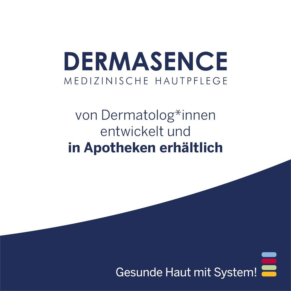 DERMASENCE Soins médicaux pour la peau. Développé par des dermatologues et disponible en pharmacie. Une peau saine avec un système!