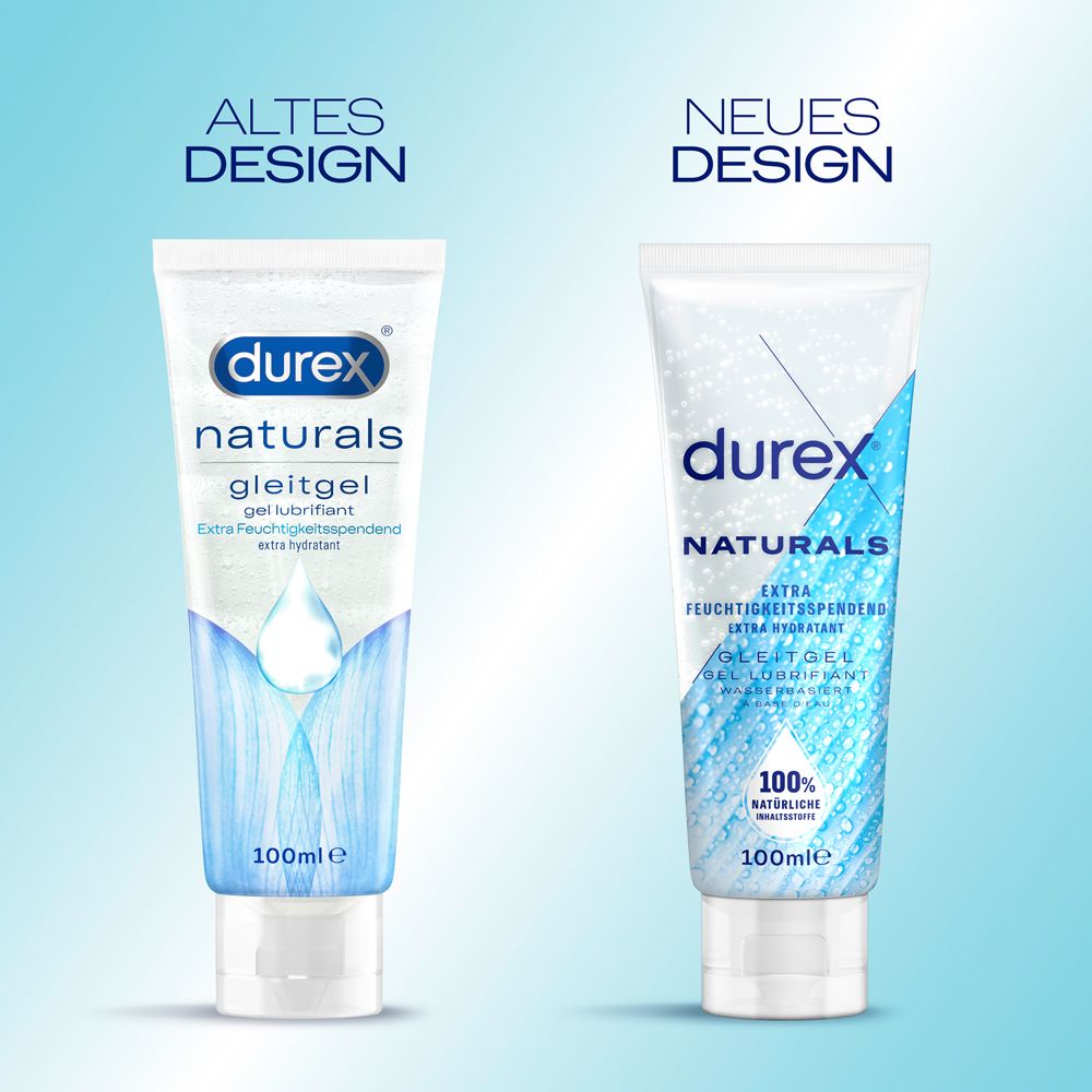 Comparaison ancien et nouveau design. Tubes avec nom du produit et logo. 100ml.