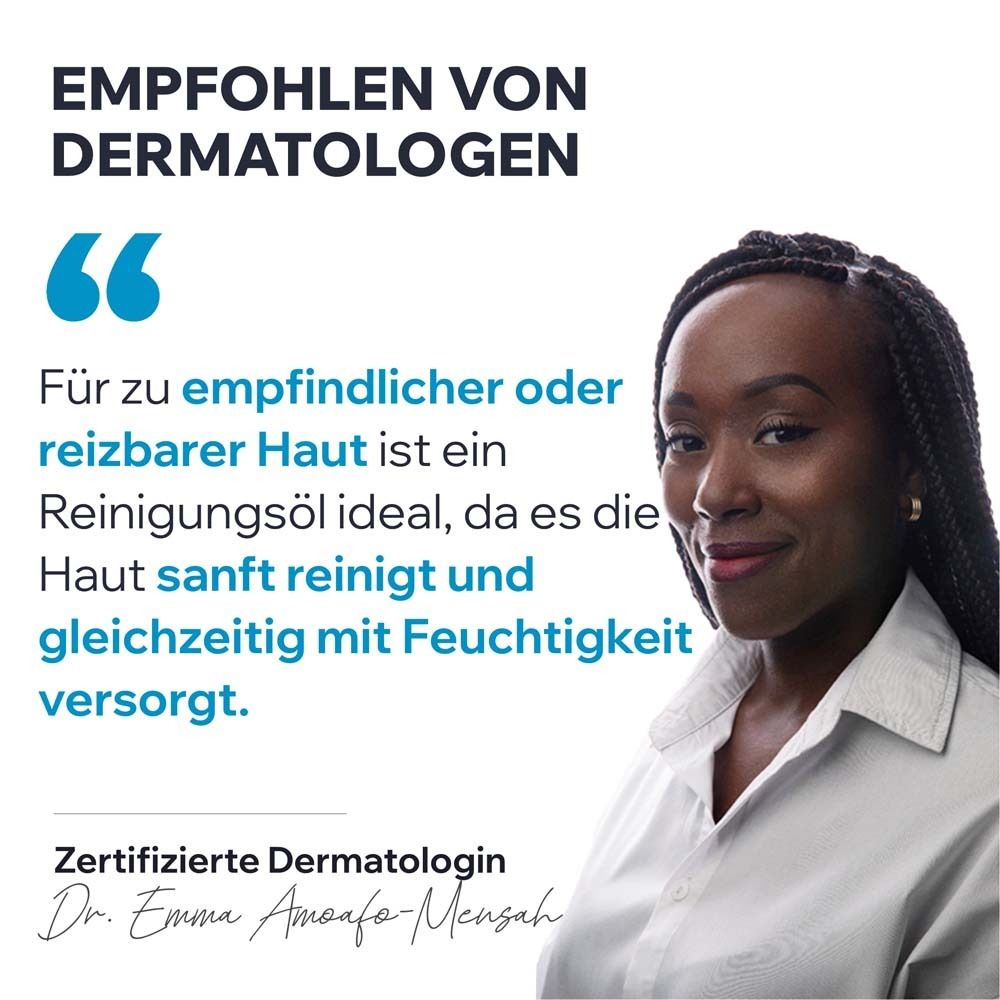 La dermatologue Dr. Emma Amoafa-Mensah recommande Uriage pour peaux sensibles.
