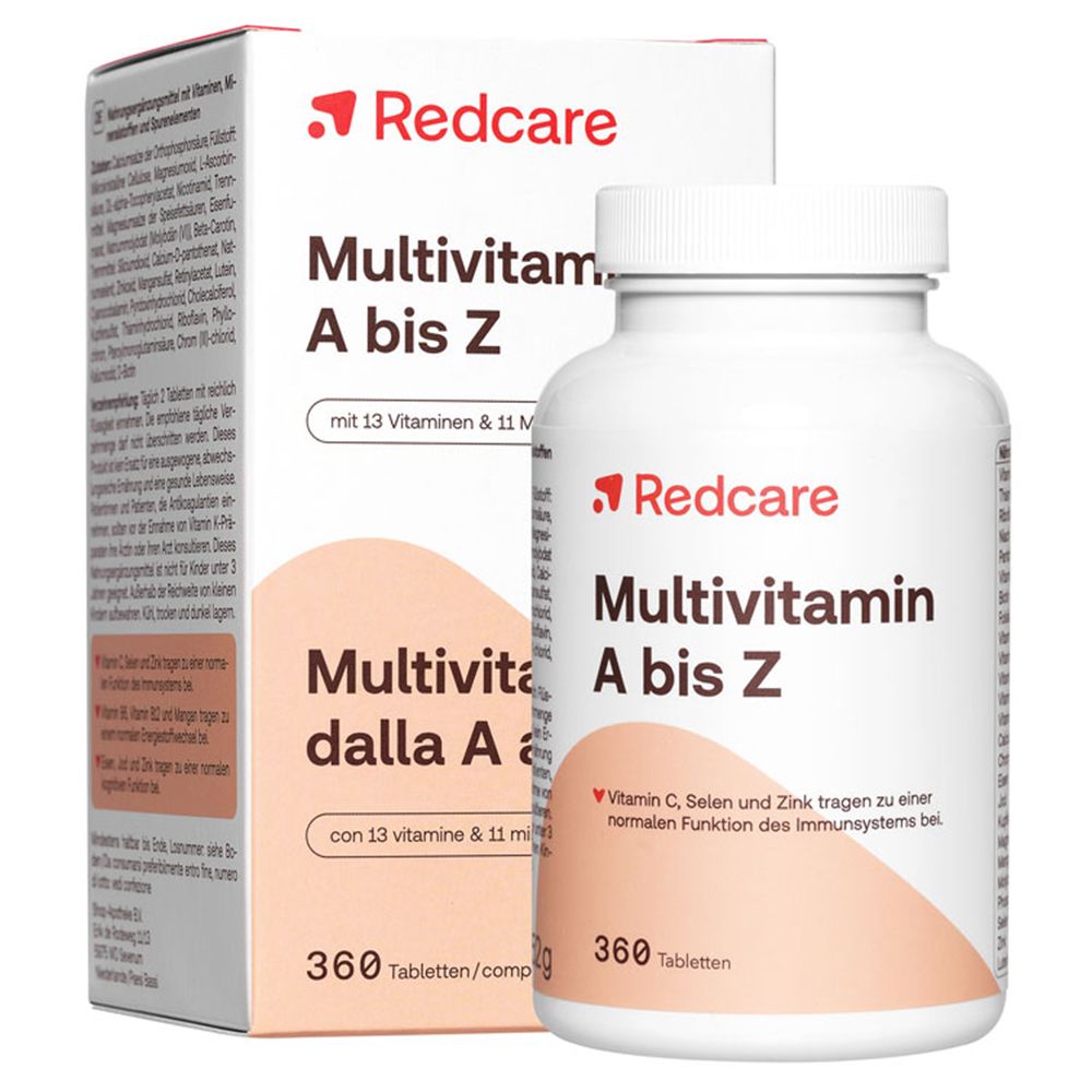 Redcare Multivitamines de A à Z