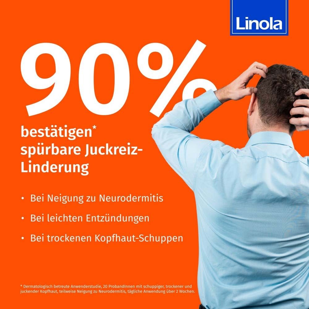 90% bevestigt merkbare verlichting van hoofdhuidjeuk.