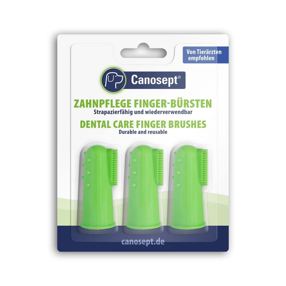 Canosept® Brosse à dents à doigts pour chiens