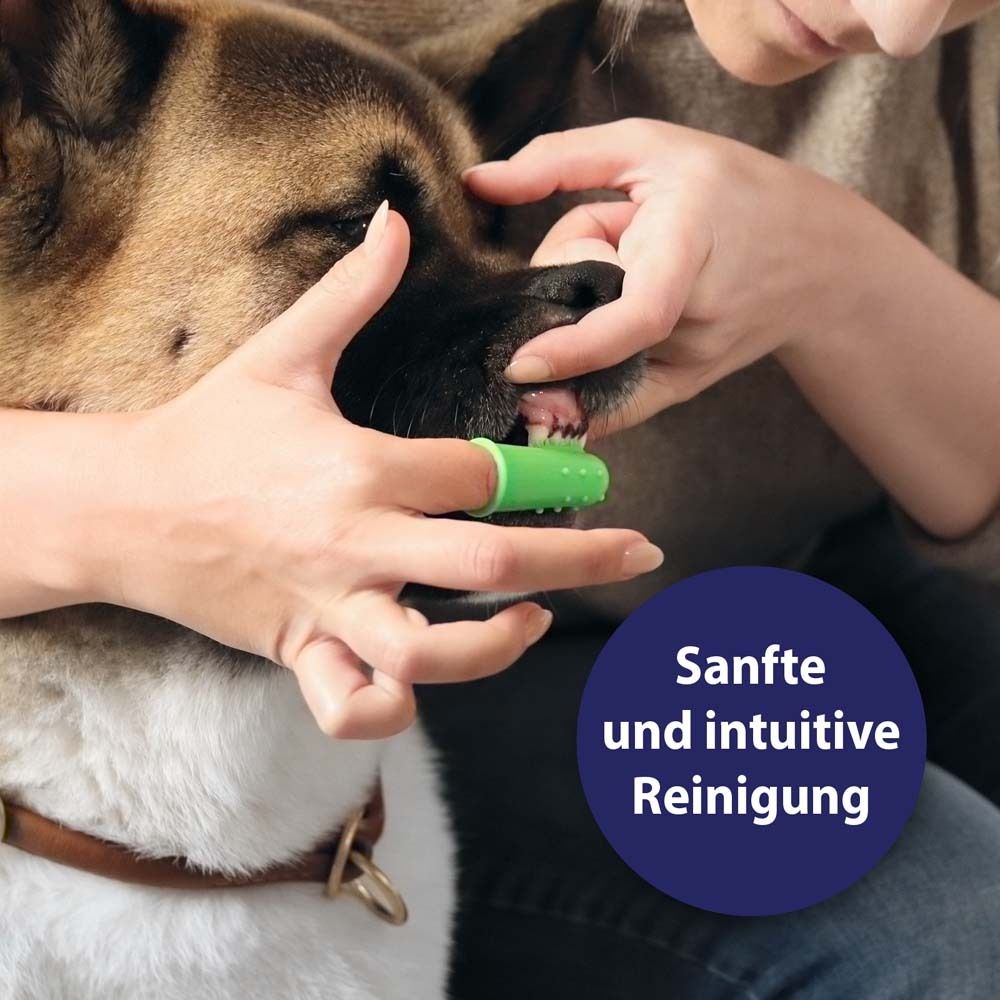 Canosept® Brosse à dents à doigts pour chiens