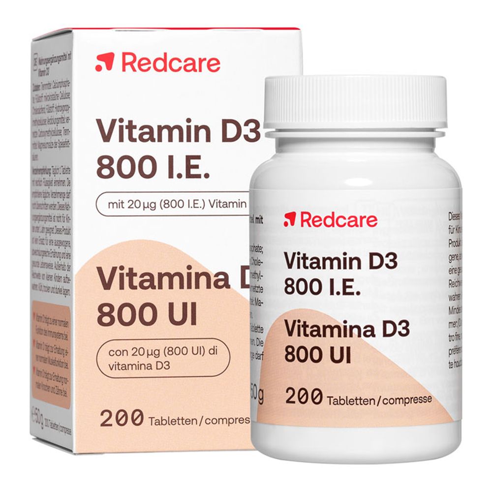 Redcare Vitamine D3 800 U.I.