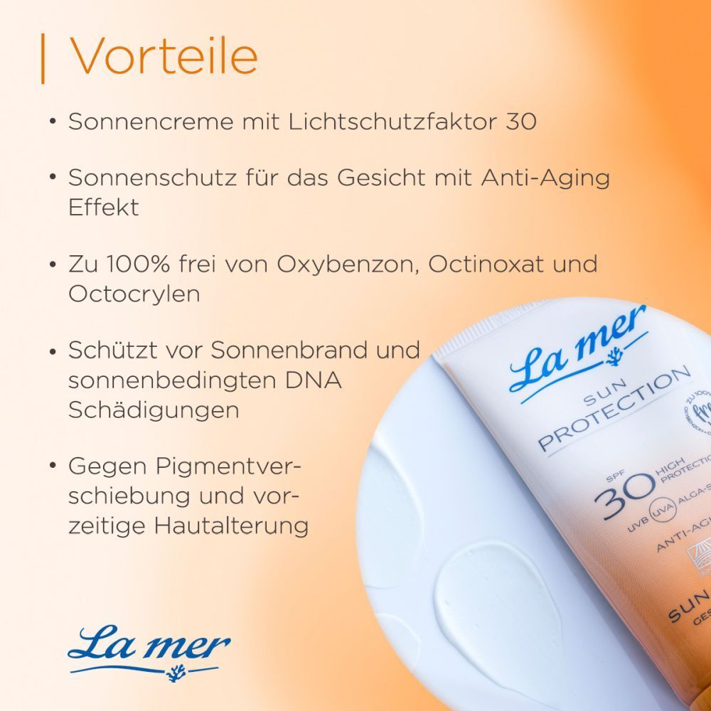 LA MER SUN Protection Sun-Cre.SPF 30 Gesicht m.P.