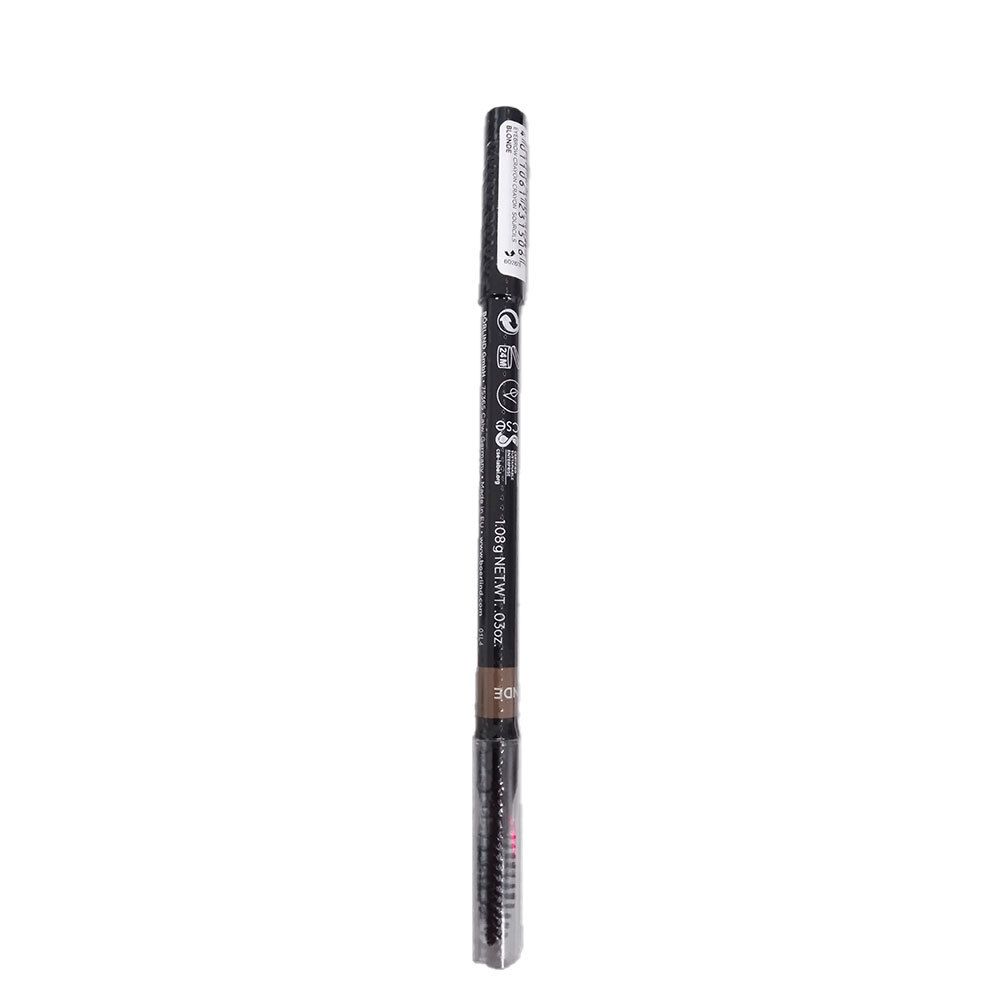 Crayon à sourcils blond. Mine marron foncé, brosse. Inscription: ANNEMARIE BÖRLIND, EYEBROW CRAYON.