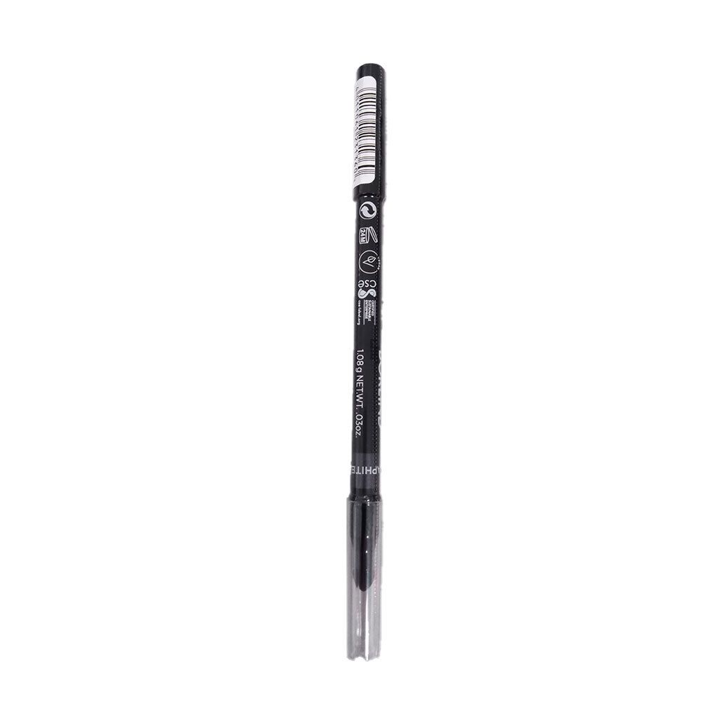 Crayon Kajal Graphite ANNEMARIE BÖRLIND. Crayon noir avec code-barres et inscriptions.