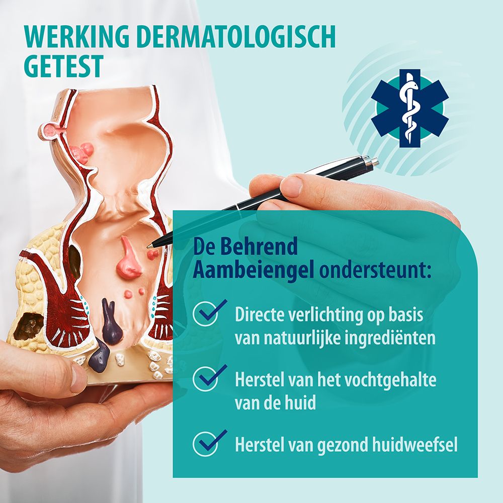 Behrend Aambeien Gel: Directe verlichting op basis van natuurlijke ingrediënten, dermatologisch getest.