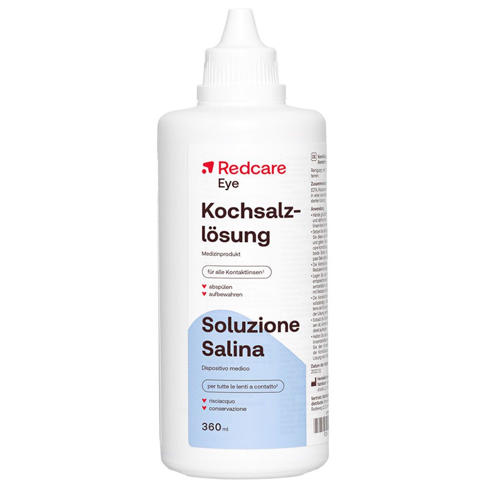 Redcare Eye Solution saline, flacon de 360ml.