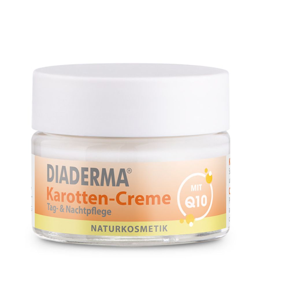 DIADERMA Crème Carotte avec Q10, Soin Jour & Nuit, Cosmétique Naturelle.