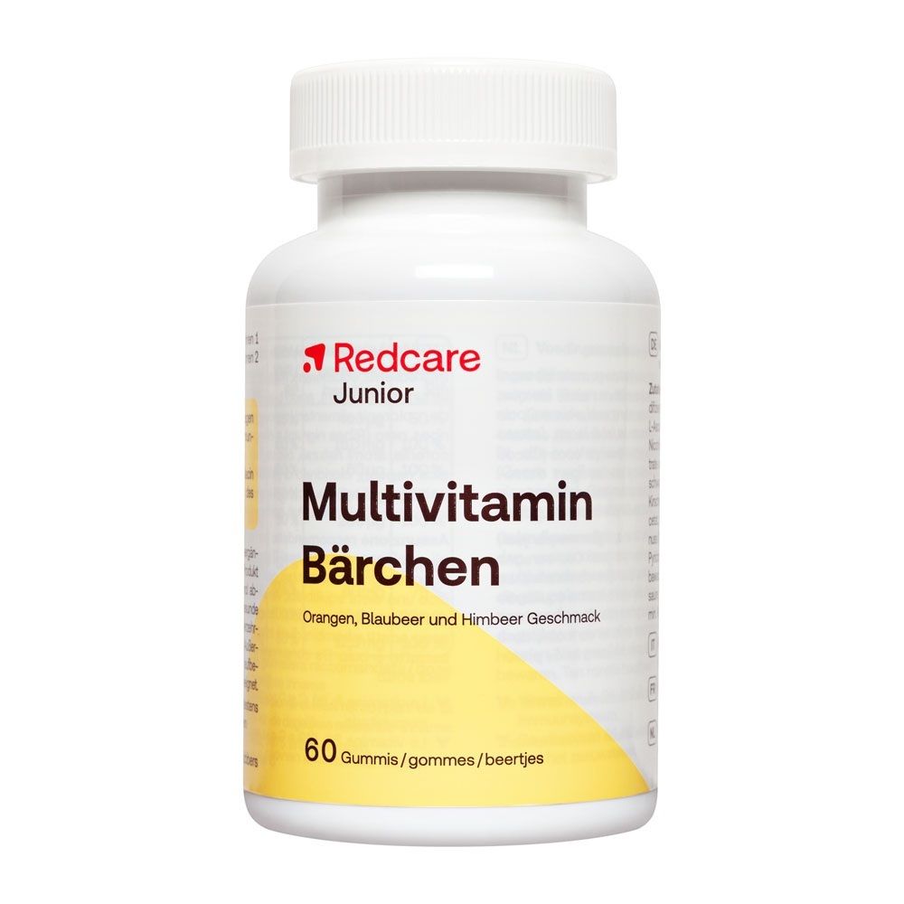 Fles Redcare Junior Multivitamin Bärchen, 60 beertjes.