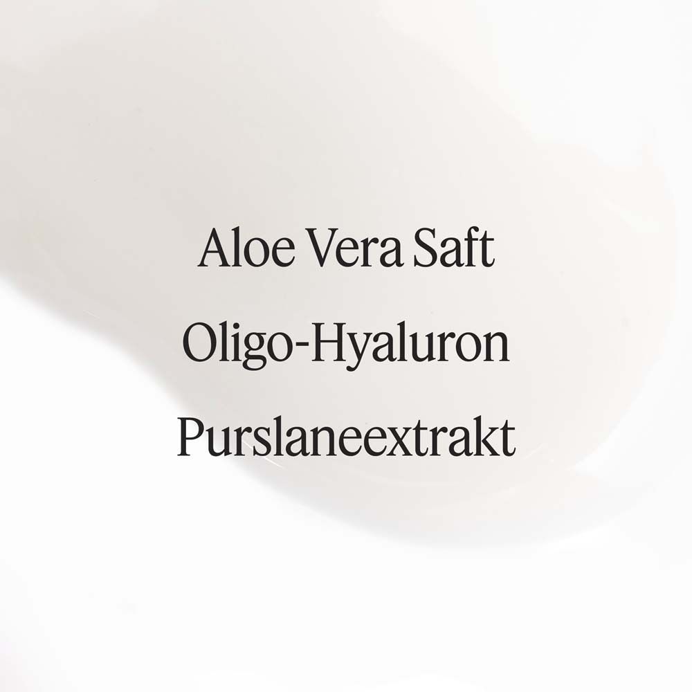 Jus d'Aloe Vera, Oligo-Hyaluron, extrait de pourpier.
