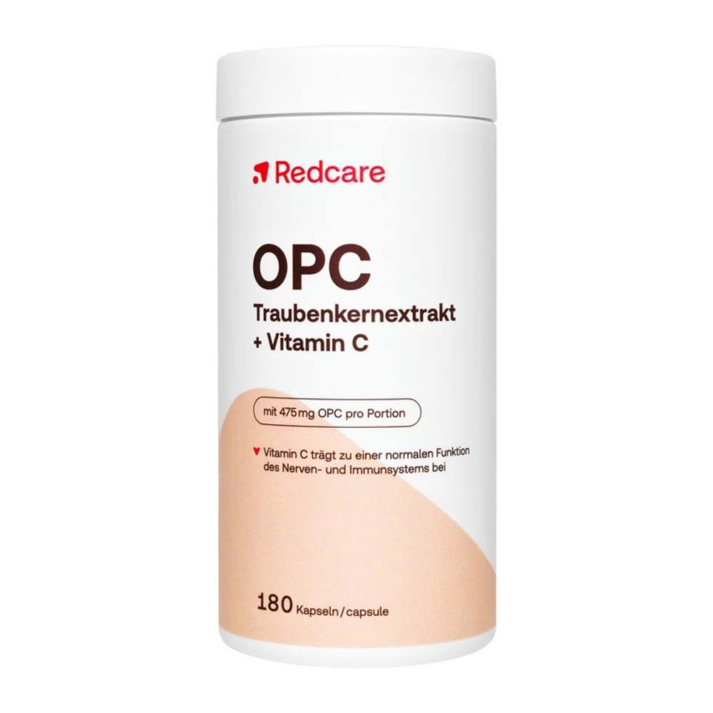 Redcare OPC Extrait de Pépins de Raisin + Vitamine C