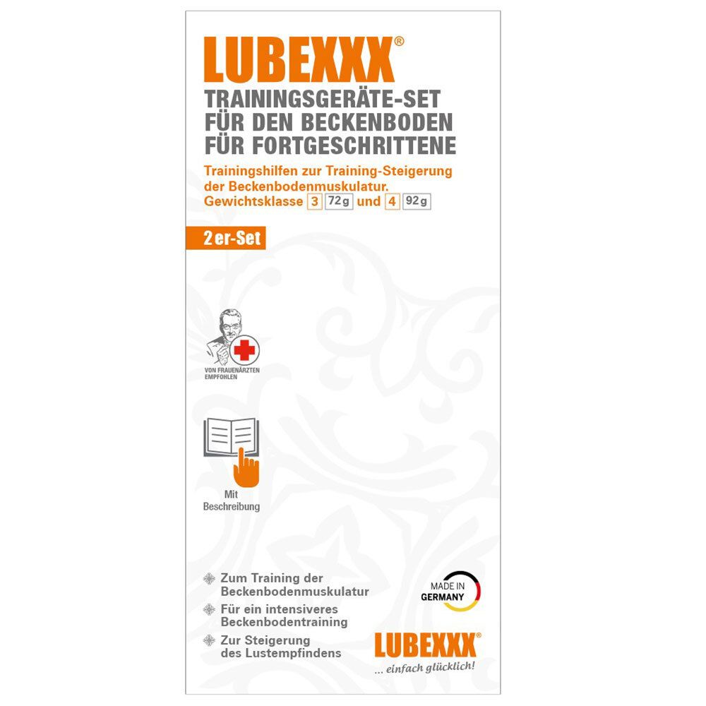 Lubexxx® Bekkenbodemtrainingsset voor gevorderde gebruikers