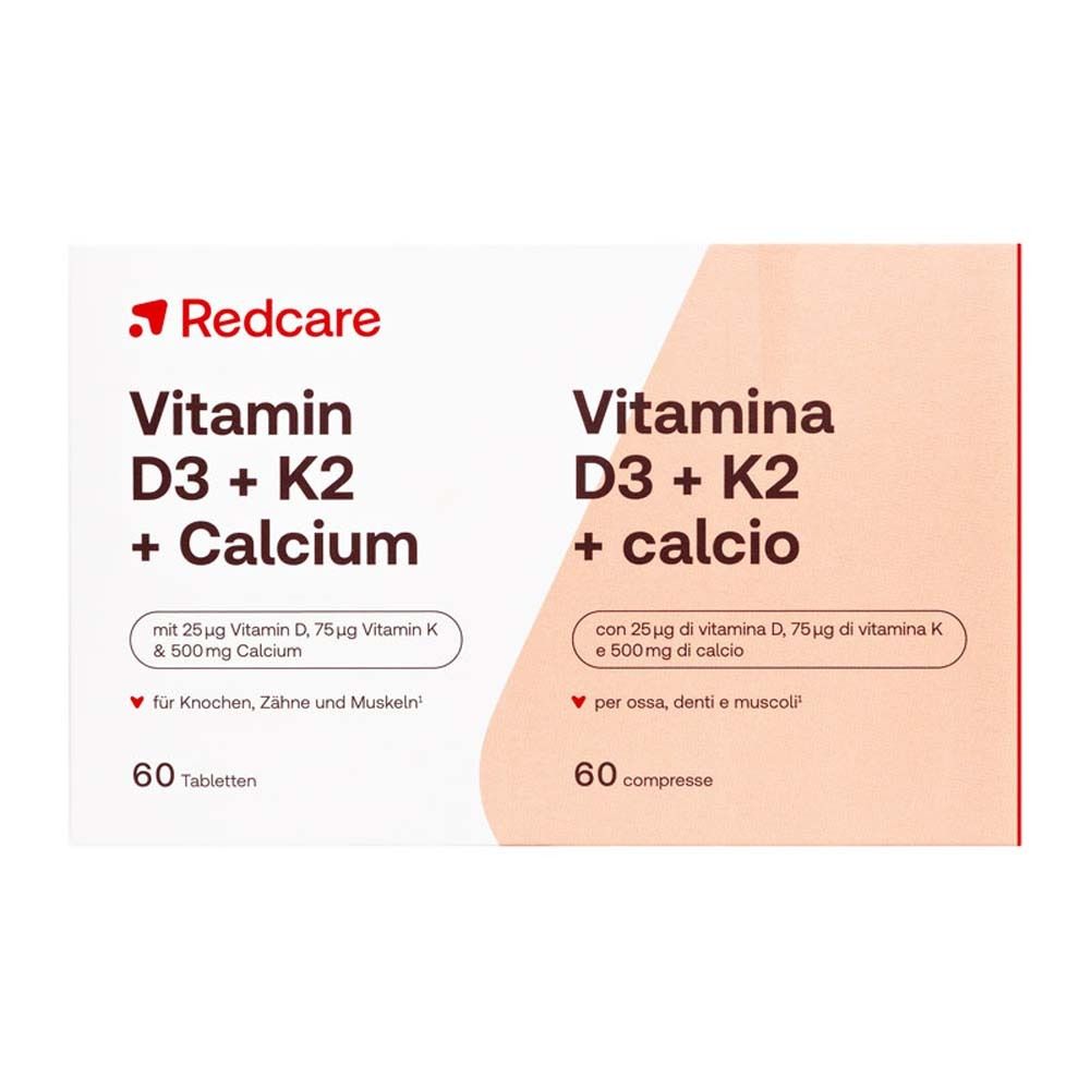 Redcare Vitamine D3 + K2 + Calcium