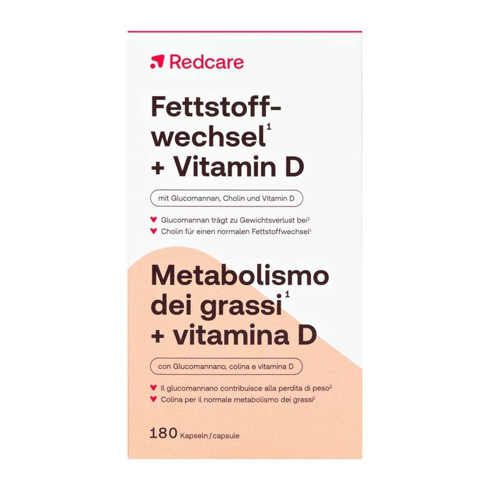 Redcare Métabolisme des Graisses + Vitamine D