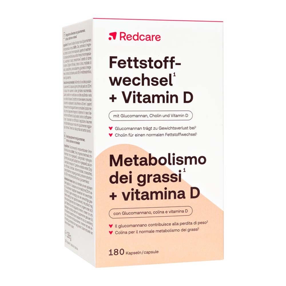 Redcare Métabolisme des Graisses + Vitamine D