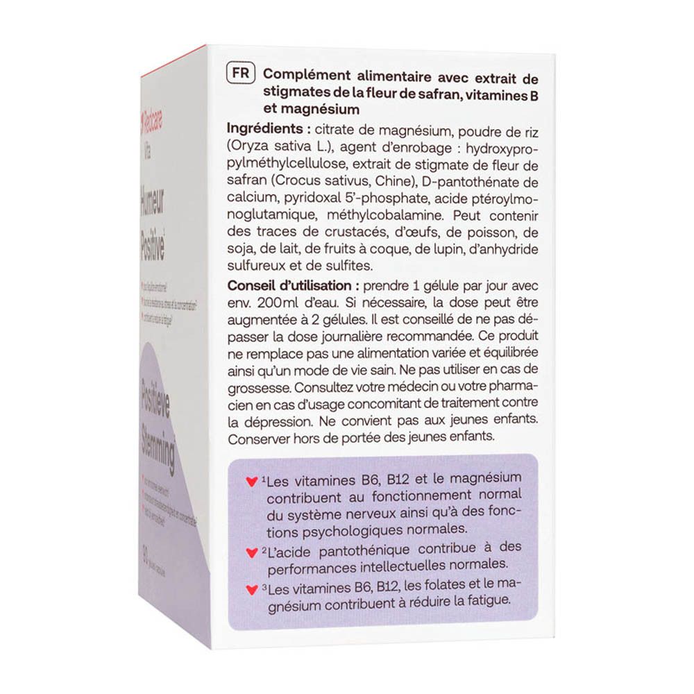 Achterkant van de verpakking met ingrediënten, gebruiksaanwijzing en voedingswaarde. Tekst in het Nederlands.