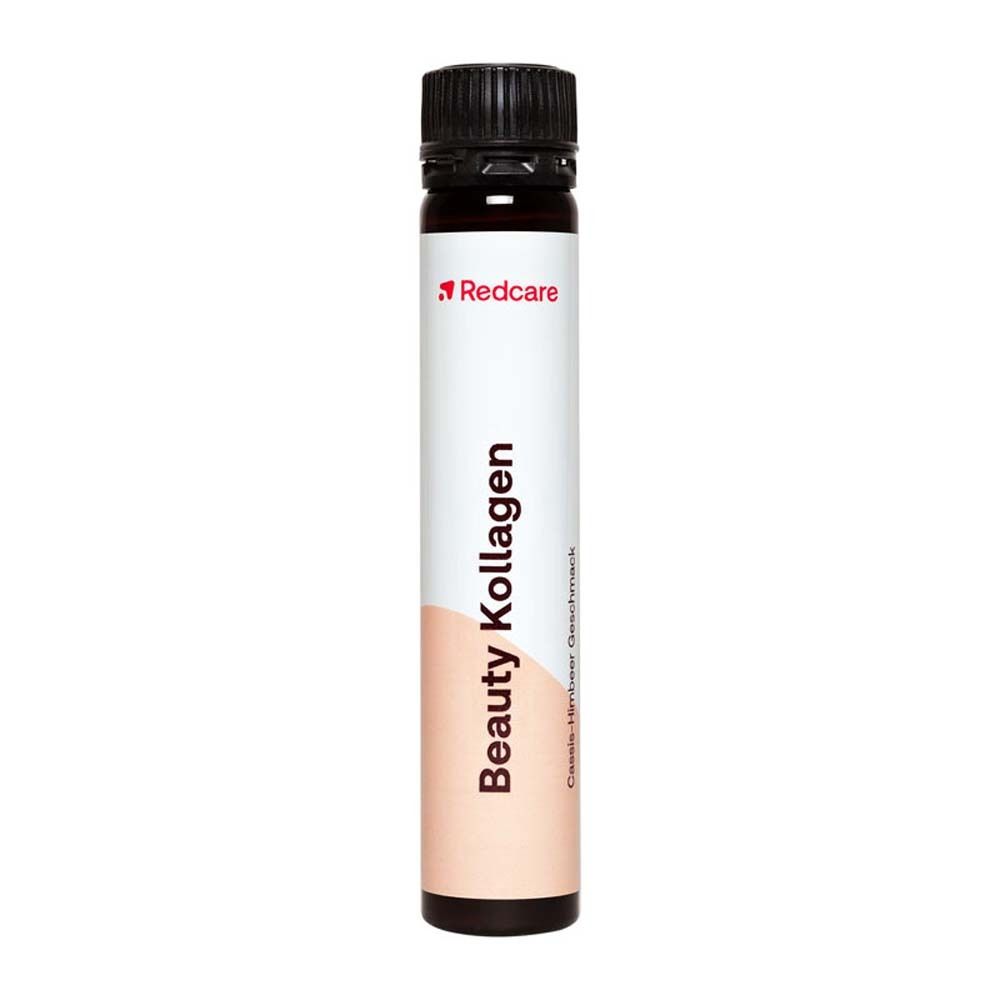 Ampoule buvable Redcare Beauty Kollagen. Inscription : Beauty Kollagen.