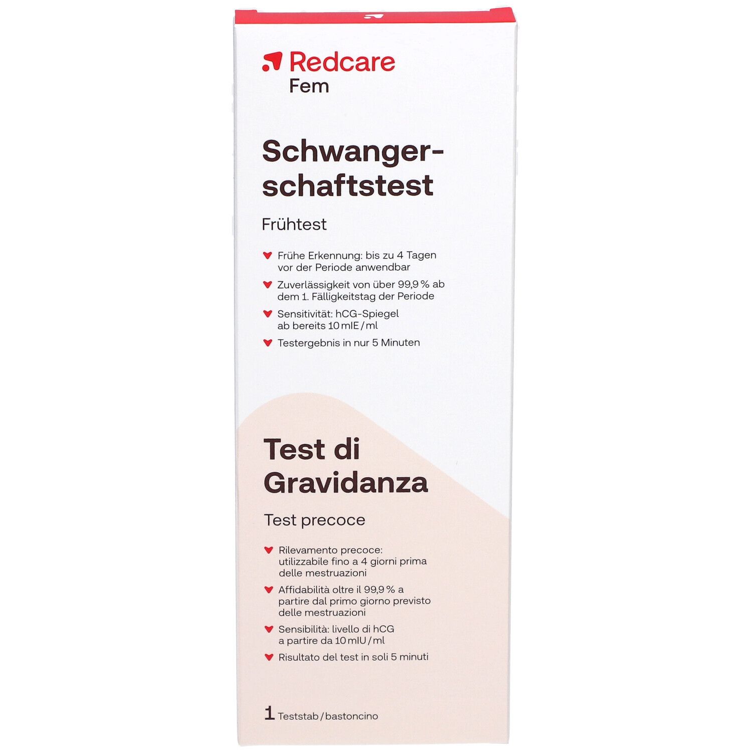 Redcare Fem Zwangerschapstest