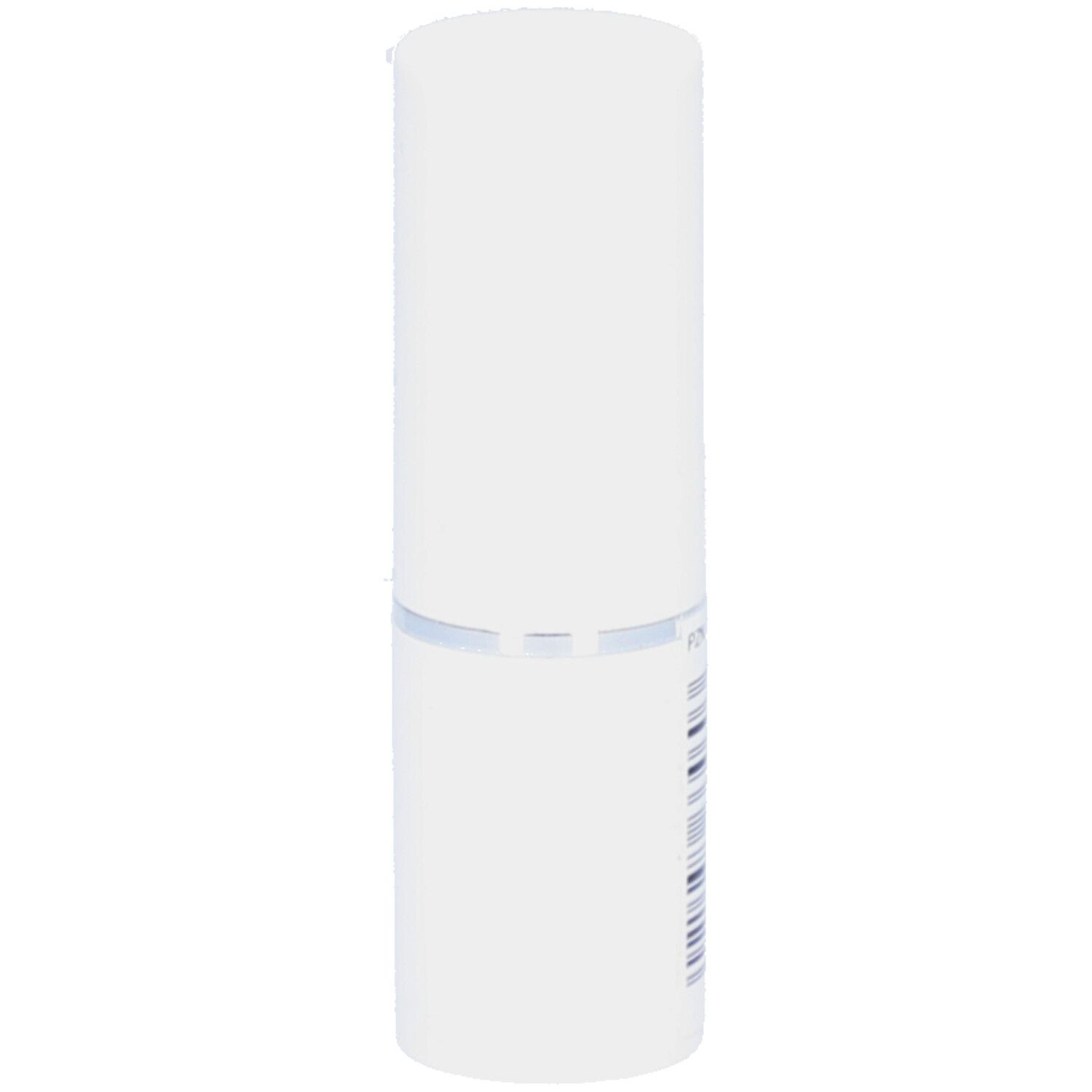 Witte lippenstifthuls. Geen productinformatie zichtbaar.