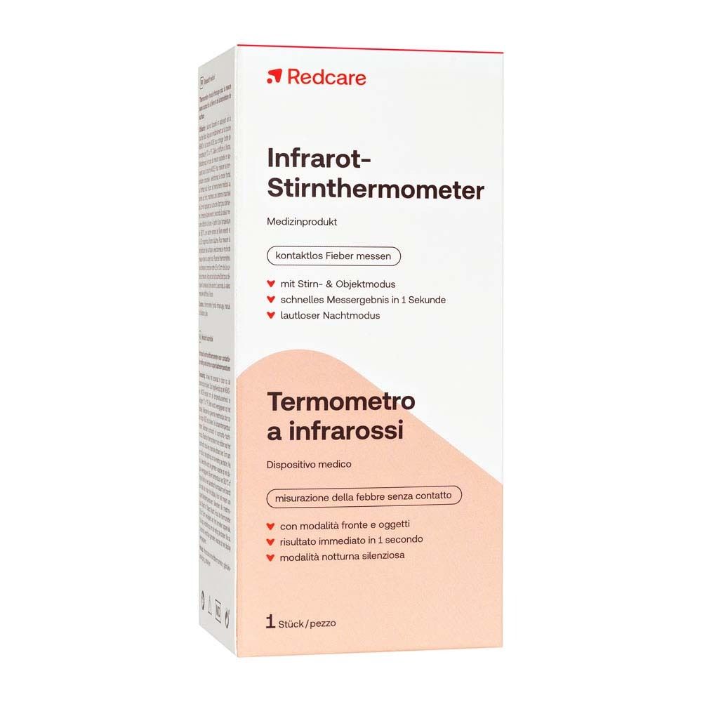 Verpakking met productnaam en beschrijving. Rode accenten. 1 stuk.