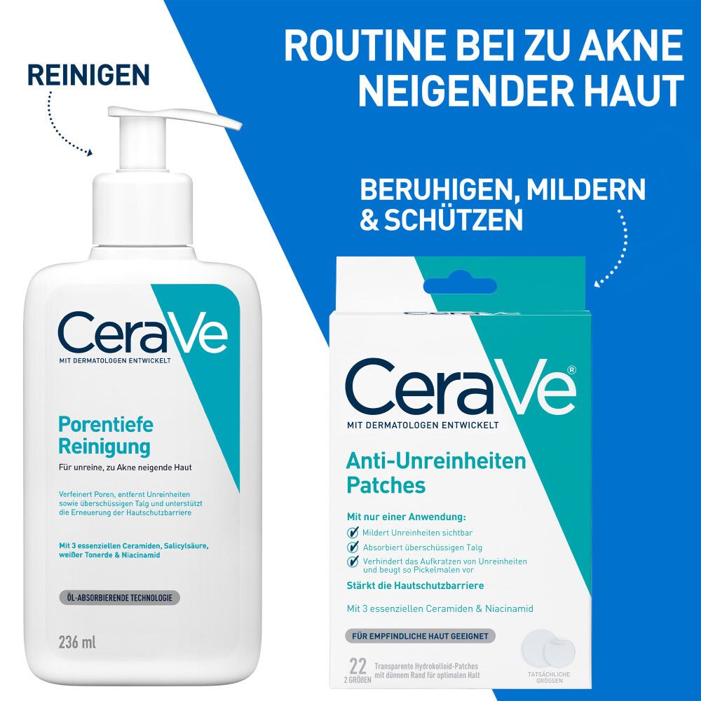 Een patch wordt op de huid aangebracht. 94% van de gebruikers bevestigen effectieve behandeling van onzuiverheden.