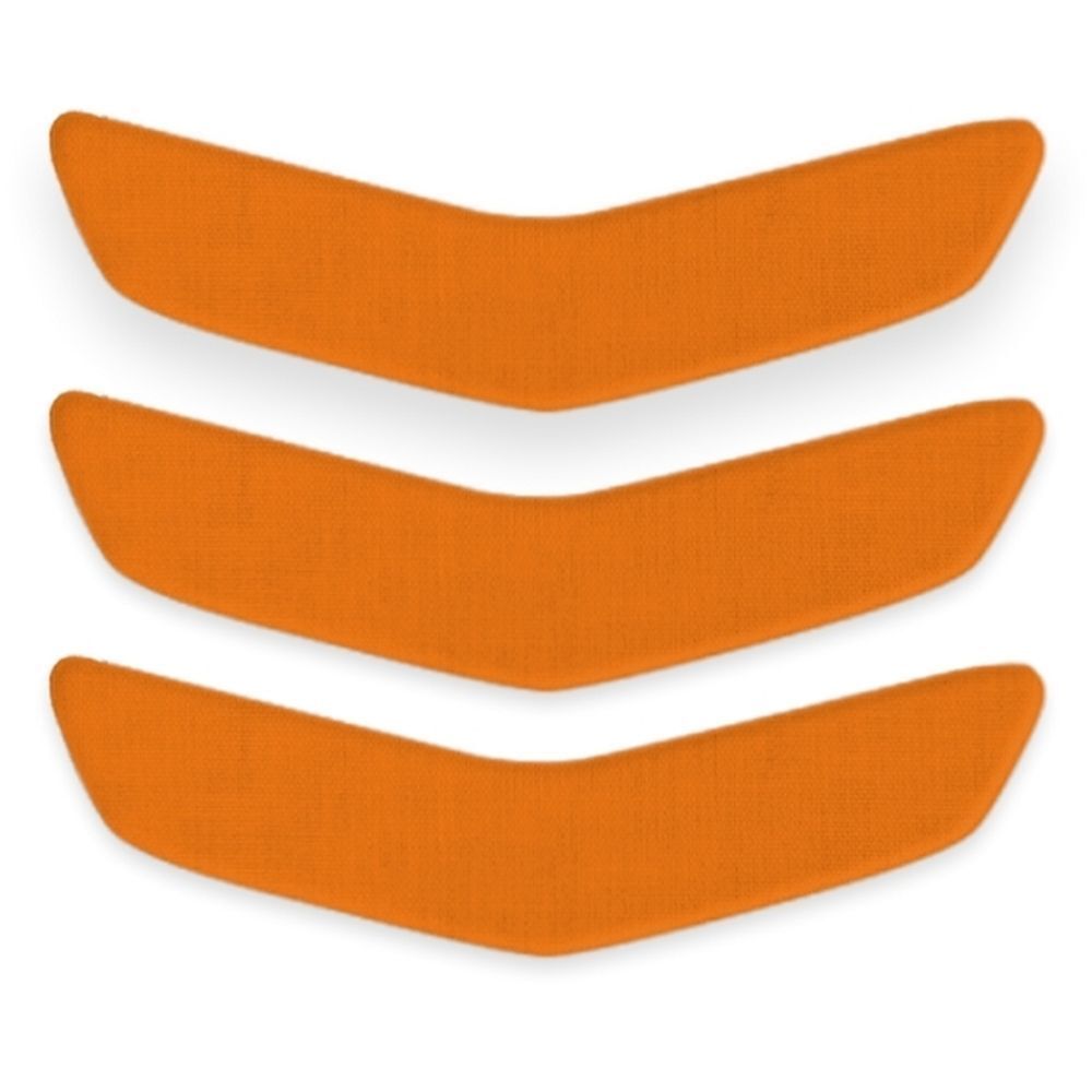 Drie oranje APRICOT mond patches met niacinamide, V-vormig.