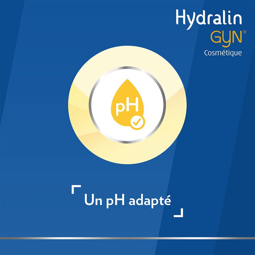 Cirkelvormig logo met pH-symbool. Tekst: Een aangepaste pH-waarde.