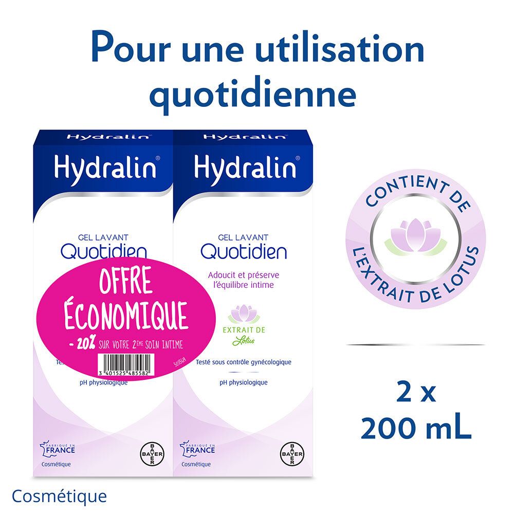 Hydralin® Gel Lavant Quotidien