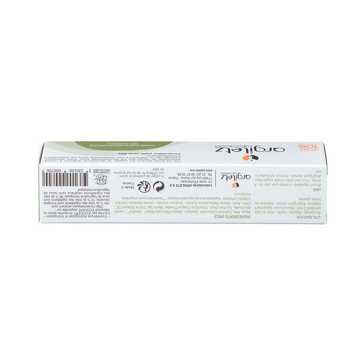 Argiletz Dentifrice sauge bio