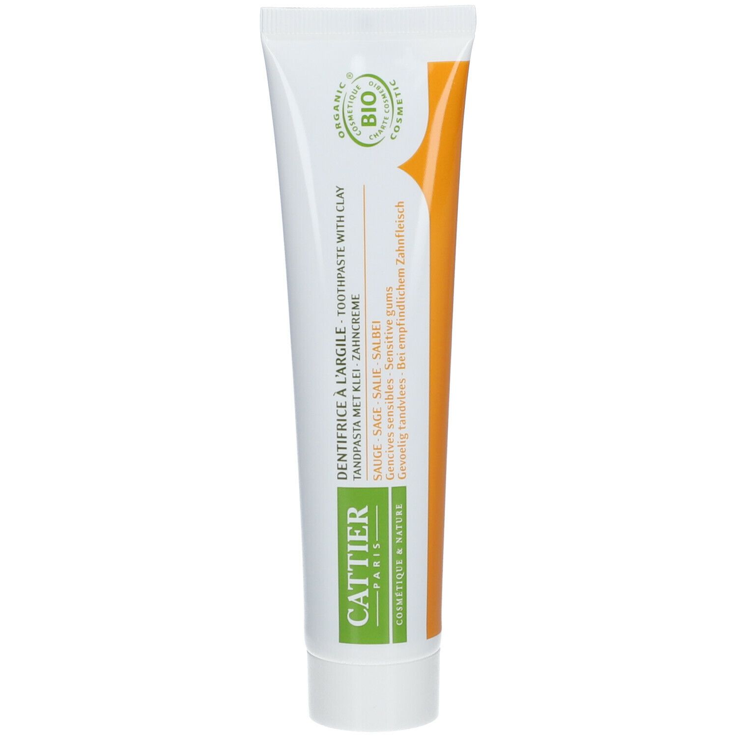 Cattier Dentifrice à l'Argile Sauge